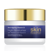 Skin Research Anti-Aging Vitamin D Hyaluronic Acid & Vitamin C Night Moisturizer 50ml