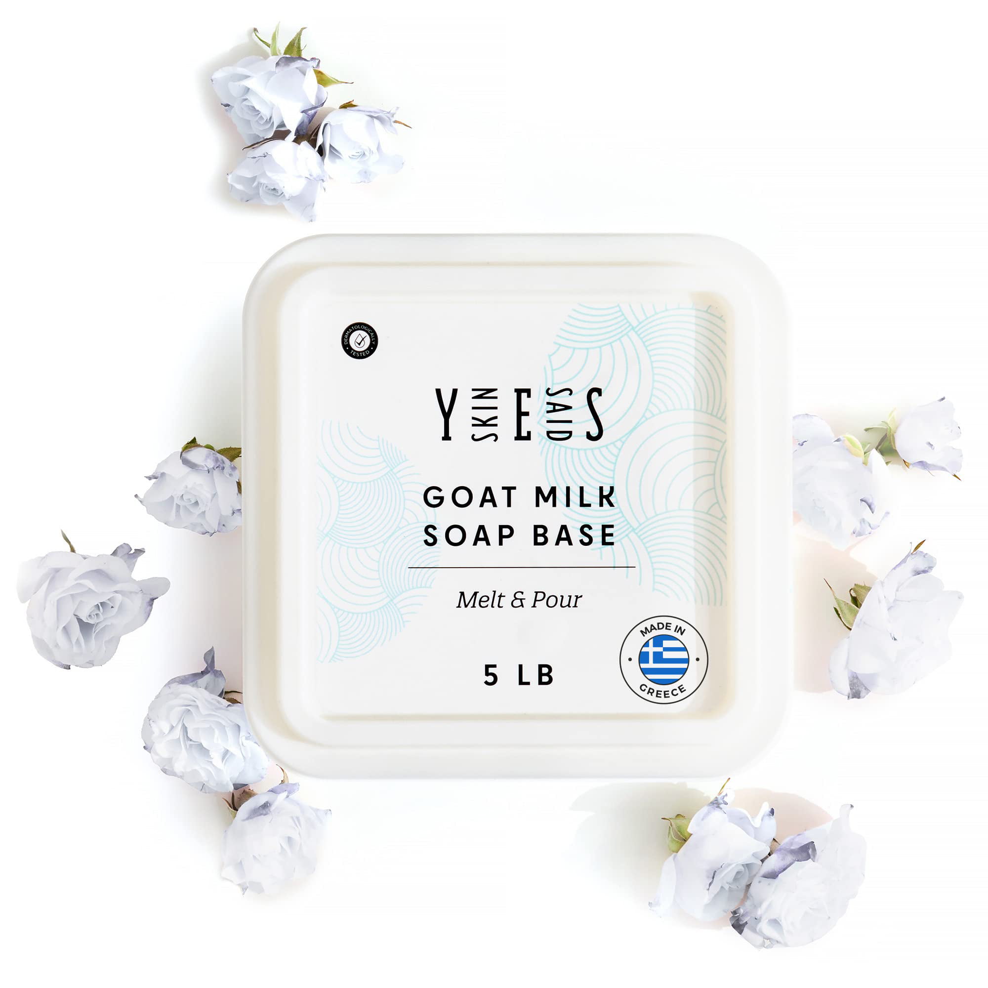 EDSRDRUS 1LB Goat Milk Soap Base DIY Handmade Soap Add Liquid Goat Milk,  Moisturizing Melt and Pour Soap Base for Soap Making 1pack, 16oz(1LB, Goat