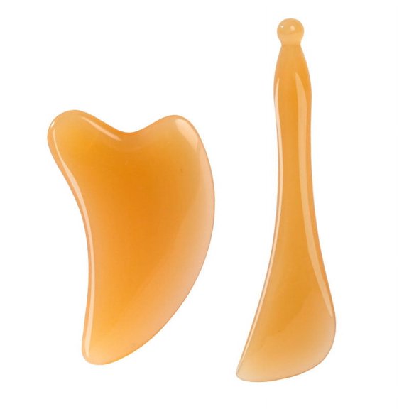 Skin Scraping Resin Guasha Massage Board Face Eye SPA Massager Plate ​ For Neck Back Body Legs Hands Promote Blood Circulation