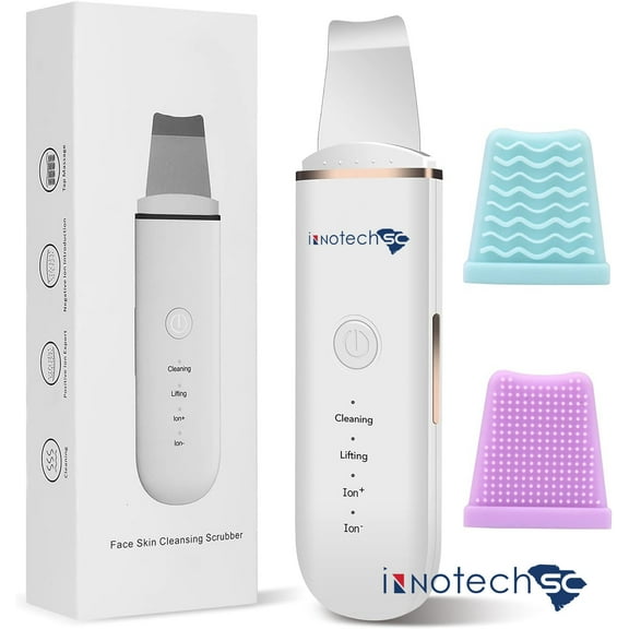 Skin Scrubber Face Skin Spatula Facial Scrubber Spatula for Deep Cleansing Blackhead Remover Pore Cleaner with 4 Modes