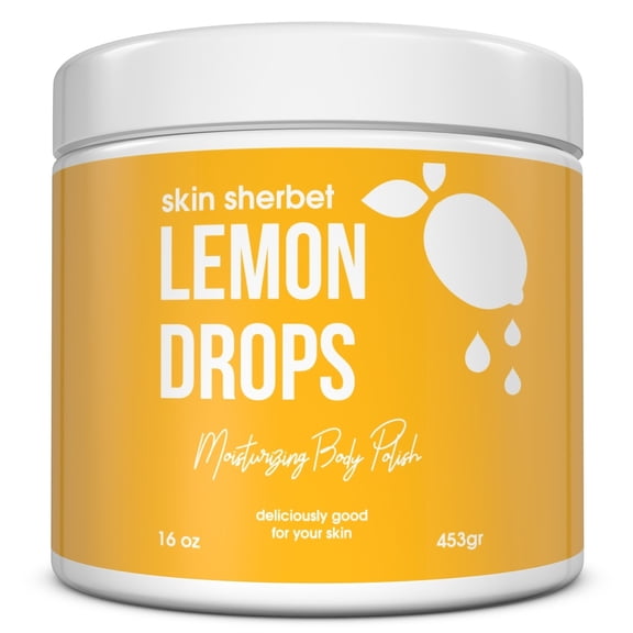 Midwest Sea Salt Company Lemon Drops Body Polish Salt Scrub - 16oz