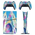 Skin Sticker for PS5 Slim Standard Disc Digital Edition Console and