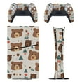 thumbnail image 1 of Skin Sticker for PS5 Slim Standard PS5 Pro Disc Digital Edition Console and Controllers Decals for Playstation 5 (Bear Emoji Pattern,PS5 Slim Disc Edition), 1 of 5