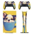 thumbnail image 1 of Skin Sticker for PS5 Slim Standard PS5 Pro Disc Digital Edition Console and Controllers Decals for Playstation 5 (Cute Dog In Teacup,PS5 Slim Disc Edition), 1 of 5