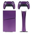 thumbnail image 1 of Skin Sticker for PS5 Slim Standard PS5 Pro Disc Digital Edition Console and Controllers Decals for Playstation 5 (Dark Purple Gradient ,PS5 Pro Standard), 1 of 5