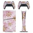 thumbnail image 1 of Skin Sticker for PS5 Slim Standard PS5 Pro Disc Digital Edition Console and Controllers Decals for Playstation 5 (Snow Flake Christmas,PS5 Pro Disc Edition), 1 of 5