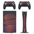 thumbnail image 1 of Skin Sticker for PS5 Slim Standard PS5 Pro Disc Digital Edition Console and Controllers Decals for Playstation 5 (Sunset Minimalist ,PS5 Pro Standard), 1 of 5