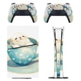 thumbnail image 1 of Skin Sticker for PS5 Slim Standard PS5 Pro Disc Digital Edition Console and Controllers Decals for Playstation 5 (Cute Seal Teacup,PS5 Pro Disc Edition), 1 of 5