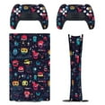 thumbnail image 1 of Skin Sticker for PS5 Slim Standard PS5 Pro Disc Digital Edition Console and Controllers Decals for Playstation 5 (Dark Monster Pattern,PS5 Pro Disc Edition), 1 of 5