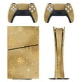 thumbnail image 1 of Skin Sticker for PS5 Slim Standard PS5 Pro Disc Digital Edition Console and Controllers Decals for Playstation 5 (Snow Flake Christmas,PS5 Slim Disc Edition), 1 of 5
