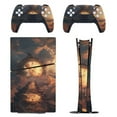 thumbnail image 1 of Skin Sticker for PS5 Slim Standard PS5 Pro Disc Digital Edition Console and Controllers Decals for Playstation 5 (The End of Time.,PS5 Slim Disc Edition), 1 of 5
