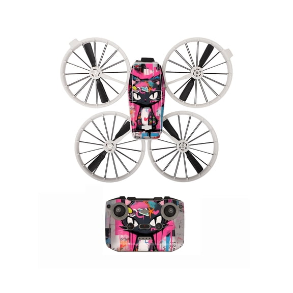 Skin Sticker Set for DJI Flip Body and RC-N3 Remote Control Decoration Decals Skin Anti-Scratch Protective Film Drone Accessories
