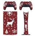 thumbnail image 1 of Skin Sticker for PS5 Slim Standard Disc Digital Edition Console and Controllers Decals for Playstation 5 (Christmas Deer Tree,PS5 Digital Edition), 1 of 5