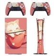 thumbnail image 1 of Skin Sticker for PS5 Slim Standard Disc Digital Edition Console and Controllers Decals for Playstation 5 (Cute Cap Cup,PS5 Digital Edition), 1 of 5