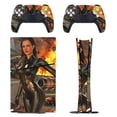 thumbnail image 1 of Skin Sticker for PS5 Slim Standard Disc Digital Edition Console and Controllers Decals for Playstation 5 (Female Agent,PS5 Digital Edition), 1 of 5