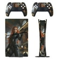 thumbnail image 1 of Skin Sticker for PS5 Slim Standard Disc Digital Edition Console and Controllers Decals for Playstation 5 (Female Agent,PS5 Disc Edition), 1 of 5
