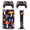 thumbnail image 1 of Skin Sticker for PS5 Slim Standard Disc Digital Edition Console and Controllers Decals for Playstation 5 (Mushroom,PS5 Slim), 1 of 5