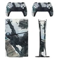thumbnail image 1 of Skin Sticker for PS5 Slim Standard Disc Digital Edition Console and Controllers Decals for Playstation 5 (Robot,PS5 Digital Edition), 1 of 5