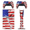 thumbnail image 1 of Skin Sticker for PS5 Slim Standard PS5 Pro Disc Digital Edition Console and Controllers Decals for Playstation 5 (American Flag ,PS5 Pro Standard), 1 of 5