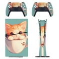 thumbnail image 1 of Skin Sticker for PS5 Slim Standard PS5 Pro Disc Digital Edition Console and Controllers Decals for Playstation 5 (Cute Cap Cup,PS5 Pro Disc Edition), 1 of 5