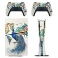 thumbnail image 1 of Skin Sticker for PS5 Slim Standard PS5 Pro Disc Digital Edition Console and Controllers Decals for Playstation 5 (Map Peacock ,PS5 Pro Standard), 1 of 5