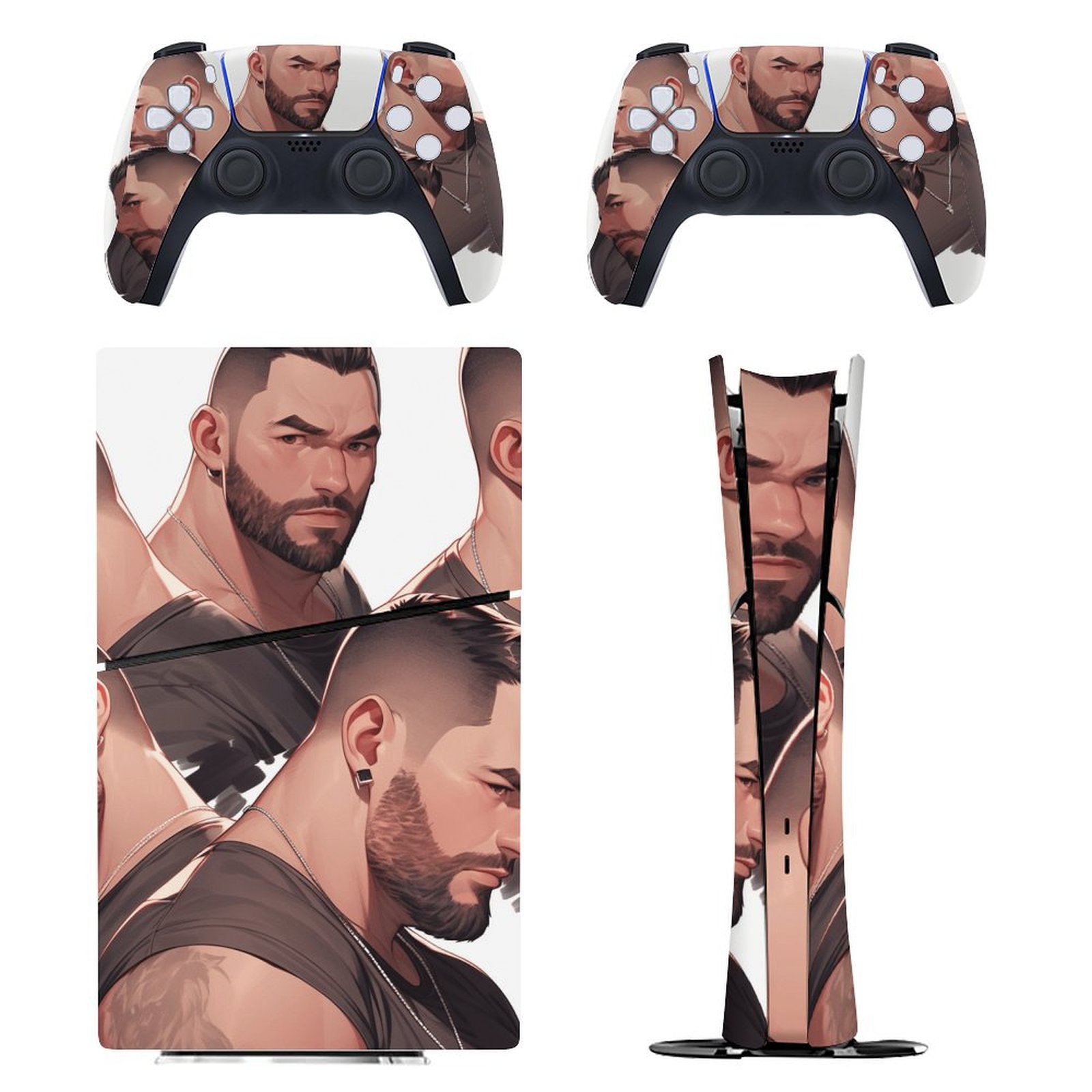 Skin Sticker for PS5 Slim Standard PS5 Pro Disc Digital Edition Console ...