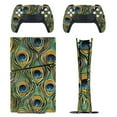 thumbnail image 1 of Skin Sticker for PS5 Slim Standard PS5 Pro Disc Digital Edition Console and Controllers Decals for Playstation 5 (Peacock,PS5 Pro Disc Edition), 1 of 5
