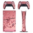 thumbnail image 1 of Skin Sticker for PS5 Slim Standard PS5 Pro Disc Digital Edition Console and Controllers Decals for Playstation 5 (Red Crystal,PS5 Slim Disc Edition), 1 of 5