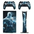 thumbnail image 1 of Skin Sticker for PS5 Slim Standard PS5 Pro Disc Digital Edition Console and Controllers Decals for Playstation 5 (Strong Ghost,PS5 Pro Disc Edition), 1 of 5