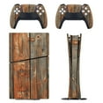 thumbnail image 1 of Skin Sticker for PS5 Slim Standard PS5 Pro Disc Digital Edition Console and Controllers Decals for Playstation 5 (Wood,PS5 Slim Disc Edition), 1 of 5