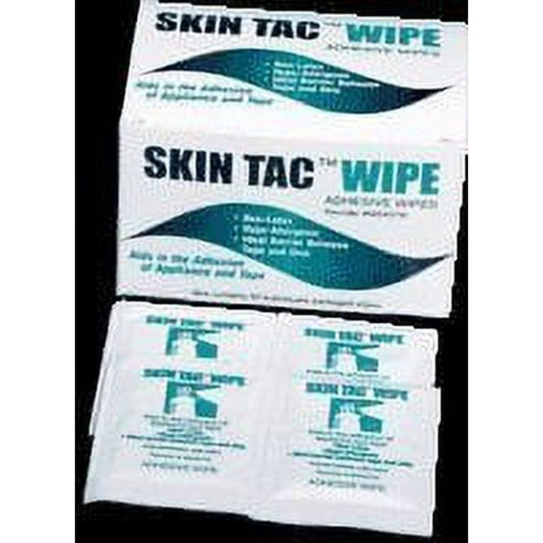Skin Tac Adhesive Barrier Wipe Box of 50 , 3 Pack 