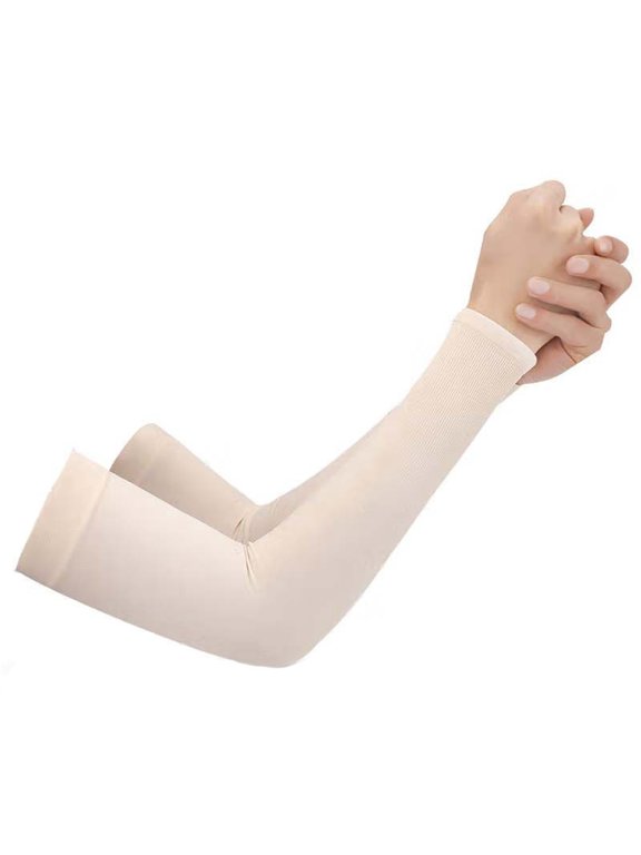 Skin Thin Sleeve Tear And Arm Guard While Providing A Comfortable Wearing Experience; Sufficient Quantity Can Easily Meet Your Daily Use And Replacement.-Beige-1 Pair