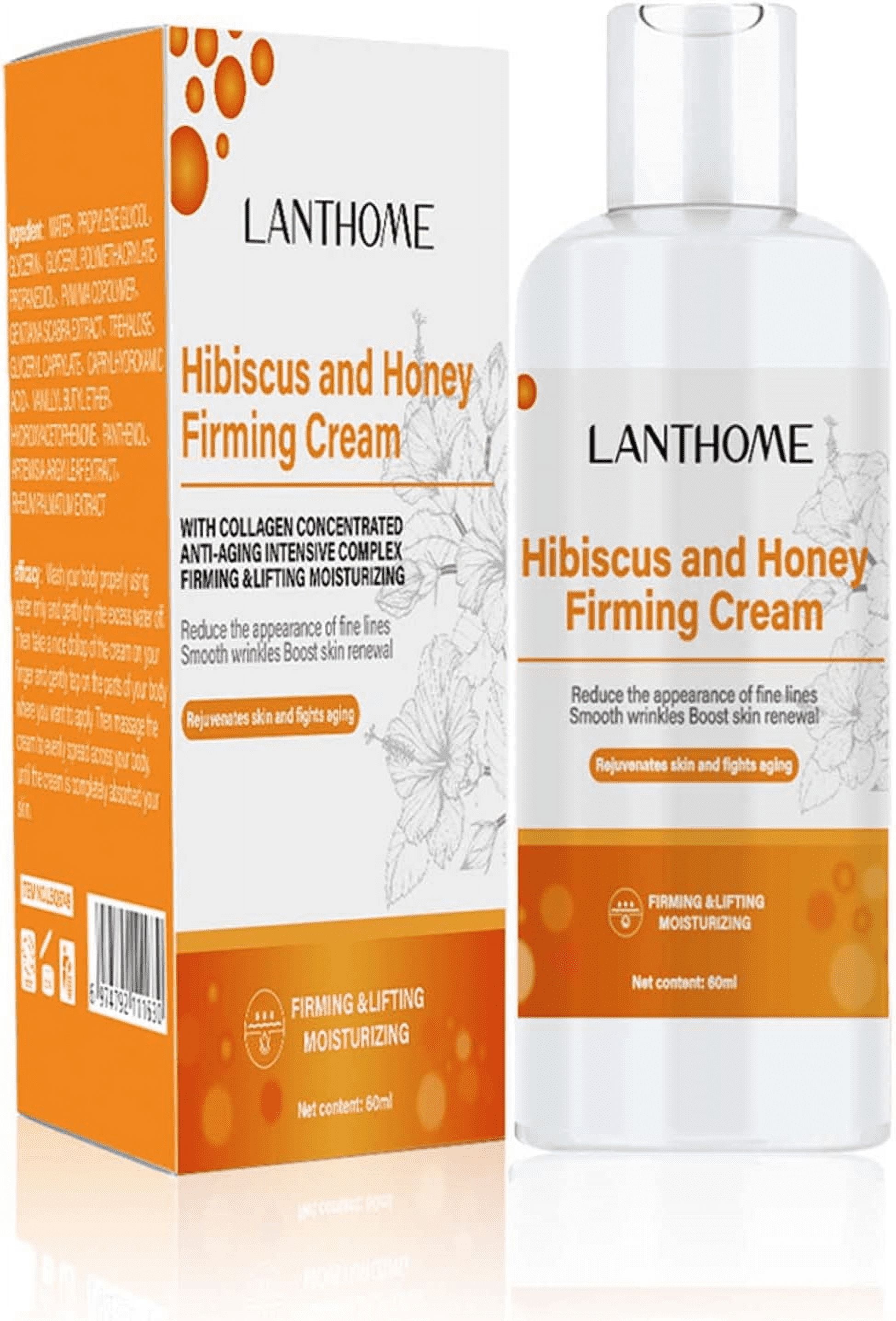 Skin Tightening Cream for Face & Body,Hibiscus and Honey Firming Cream Reduces 60ml