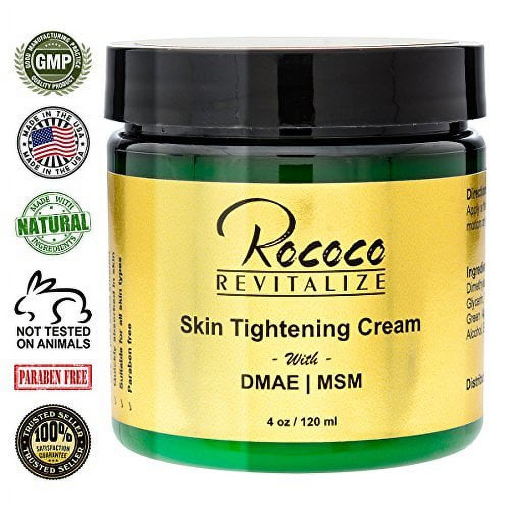 Skin Tightening Cream with Dmae and MSM for Face Neck and Hands 120ml