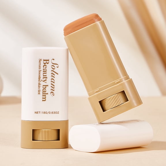 Skin Tint Foundation, Serum Foundation, Skin Tint Balm, Suitable for All Skin Tones, Create a Natural, Flawless Makeup, 18g, 3#