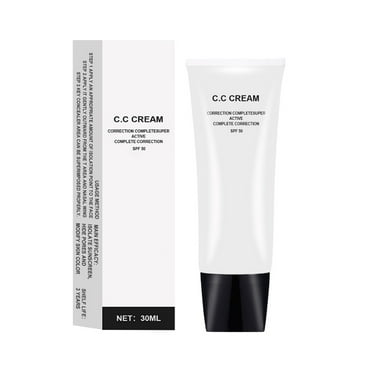 Skin Tone Adjusting CC Cream SPF 43 Makeup Color Correcting Cream Foundation Moisturizing Self Adjusting for Mature Skin