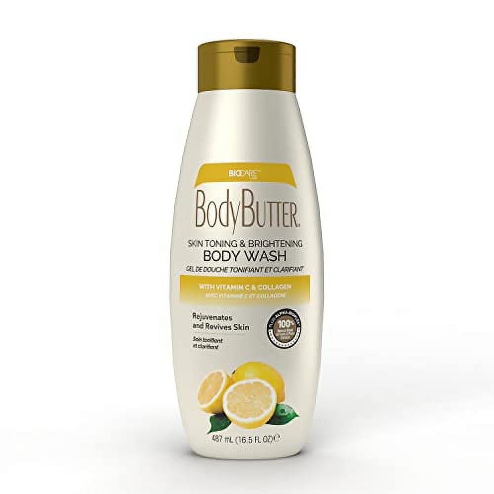 Skin Toning & Brightening Body Wash With C And Sulfate Free 16.5 Oz