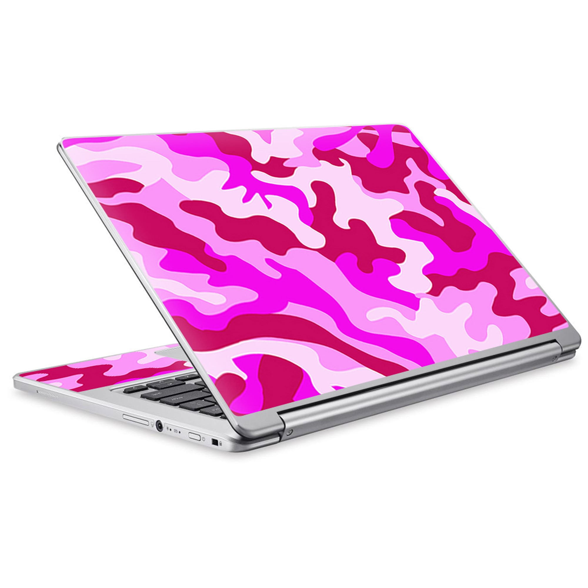 Skin Vinyl Sticker Cover Decal for Acer Chromebook R13 Laptop Notebook pink camo camouflage