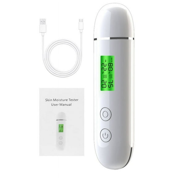 Skin Water Cheek Elastic Age Test Meter Face Moisture&Oil Content Analyzer Fluorescent Agent Detector