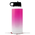 thumbnail image 1 of Skin Wrap Decal compatible with Hydro Flask Wide Mouth Bottle 32oz Smooth Fades White Hot Pink (BOTTLE NOT INCLUDED), 1 of 3