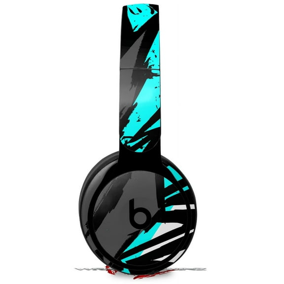 Skin Wrap for Beats Solo Pro Headphones Baja 0040 Neon Teal Sticker Decal Only BEATS NOT INCLUDED