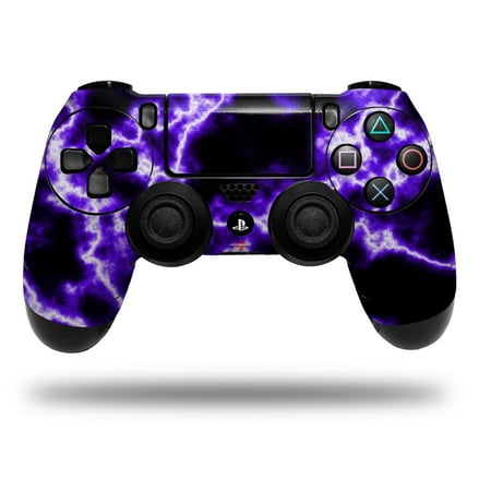 Skin Wrap for Sony PS4 Dualshock Controller Electrify Purple (CONTROLLER NOT INCLUDED)