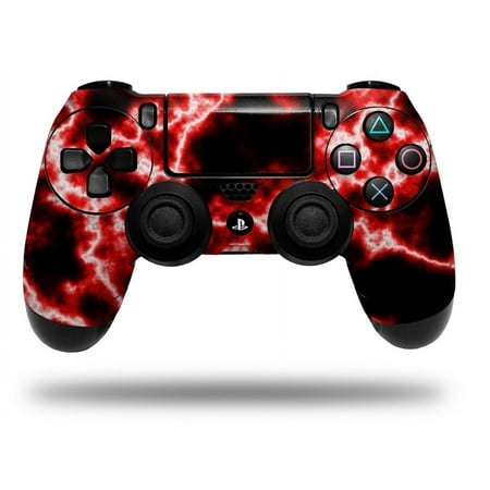 Skin Wrap for Sony PS4 Dualshock Controller Electrify Red (CONTROLLER NOT INCLUDED)