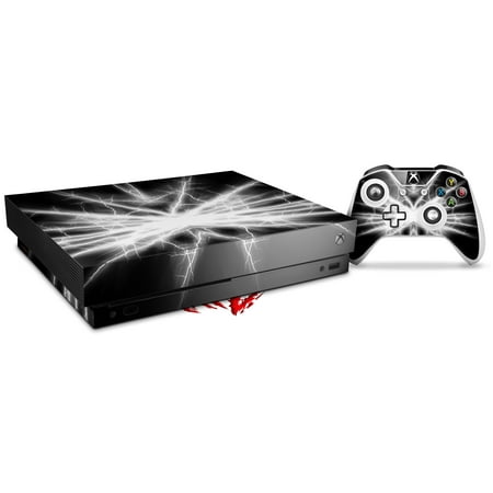 Skin Wrap for XBOX One X Console and Controller Lightning White