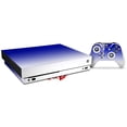 thumbnail image 1 of Skin Wrap for XBOX One X Console and Controller Smooth Fades White Blue, 1 of 3
