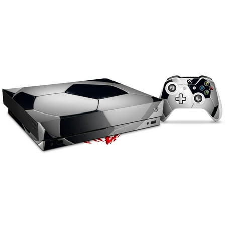 Skin Wrap for XBOX One X Console and Controller Soccer Ball