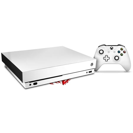 Skin Wrap for XBOX One X Console and Controller Solids Collection White
