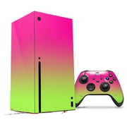 Skin Wrap works with the 2020 XBOX Series X Console and Controller Smooth Fades Neon Green Hot Pink XBOX NOT INCLUDED