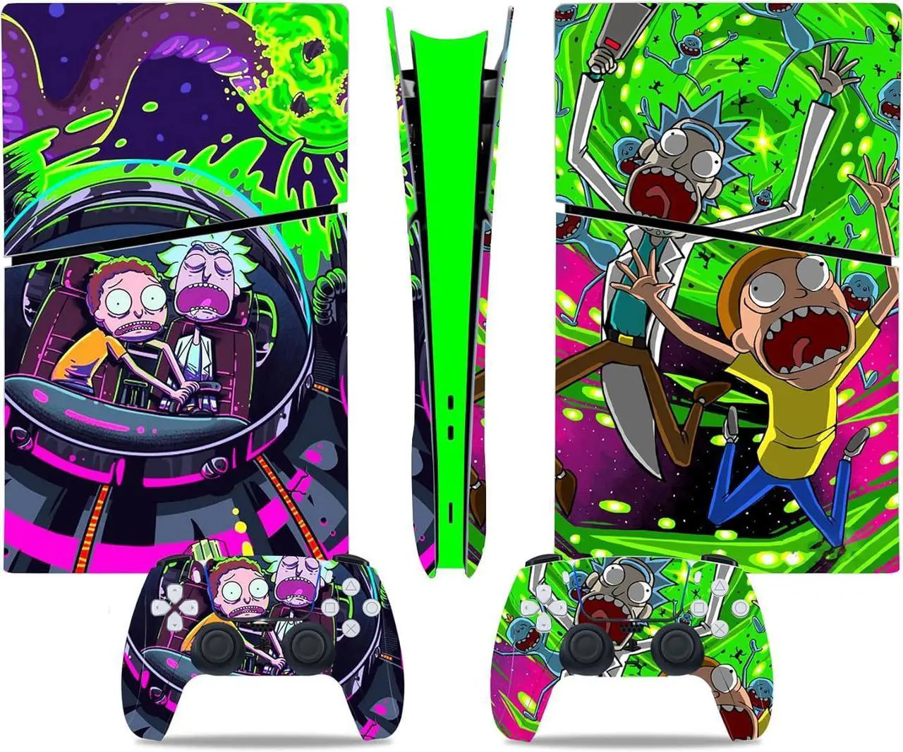 Skin for PS5 Slim Digital, PS5 Slim Digital Console and Controllers Accessories, Vinyl Skin Stickers for PlayStation 5 Slim Digital Edition thumbnail 2