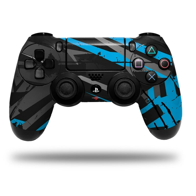Skin for Sony PS4 Dualshock Controller PlayStation 4 Original Slim and Pro Baja 0014 Blue Medium CONTROLLER NOT INCLUDED